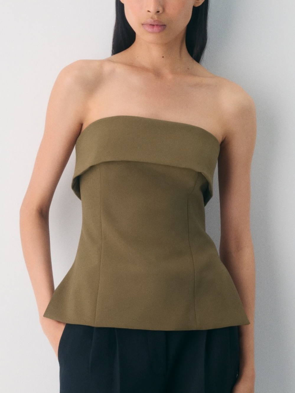 Aritzia Olive Element Tube Top